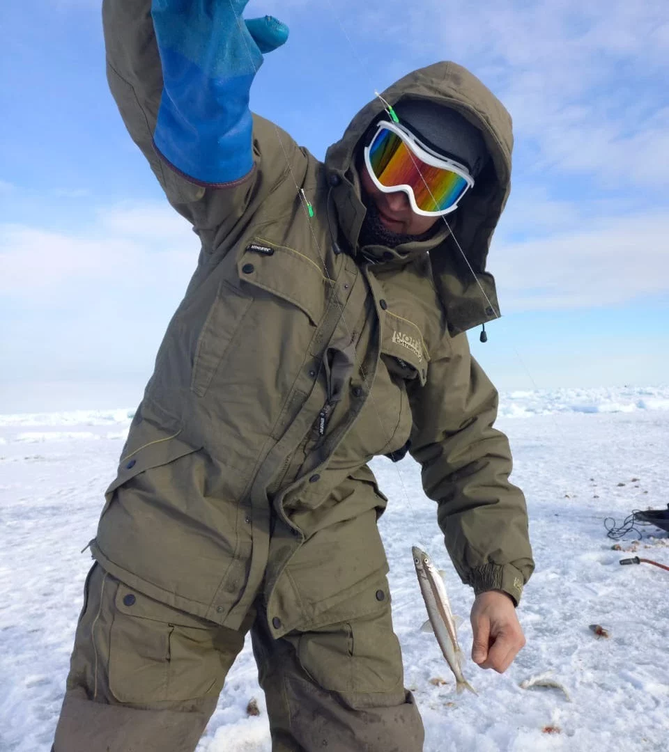 Winter fishing in Sakhalin
