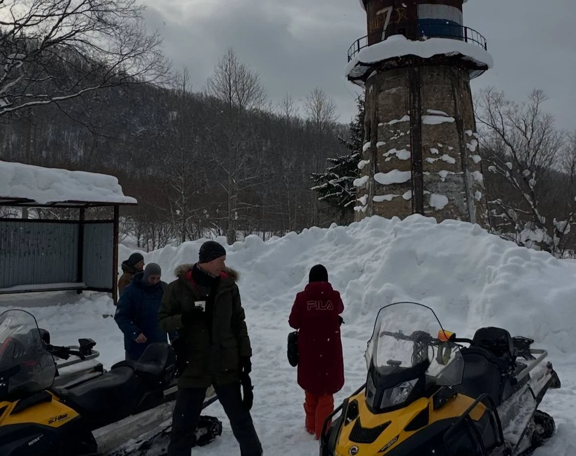 Four-hour snowmobile rides through the winter forest (Ozhidaevo)